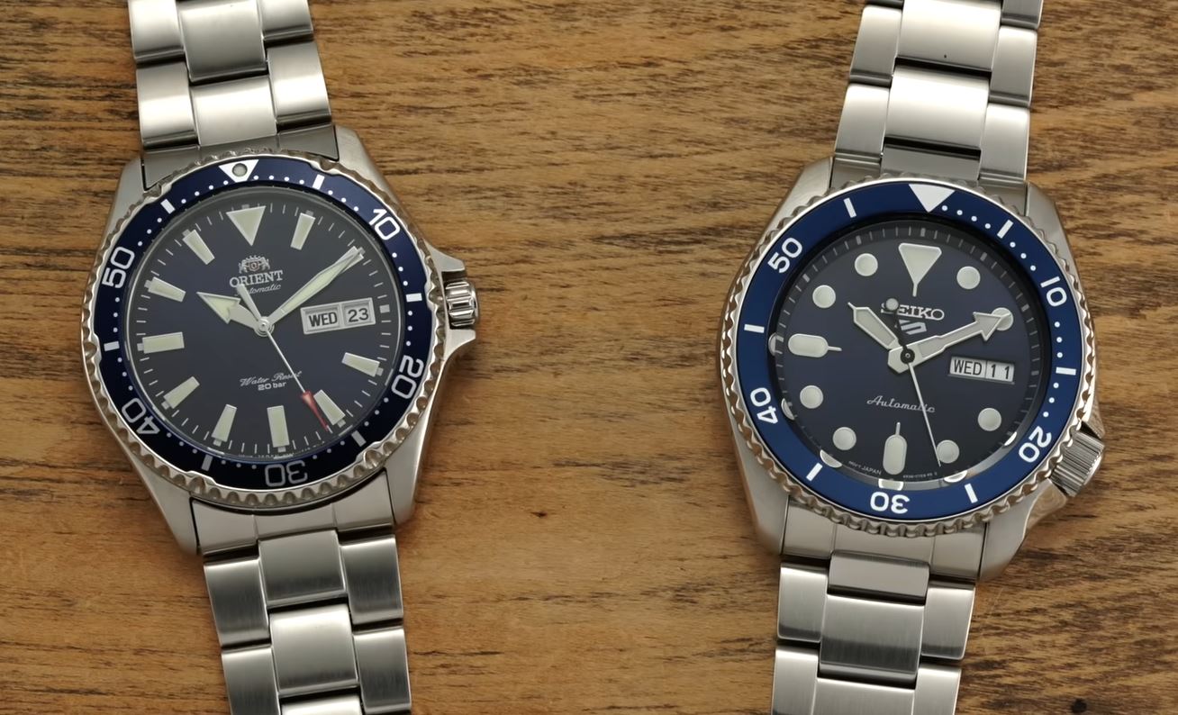 seiko 5 sports vs orient kamasu